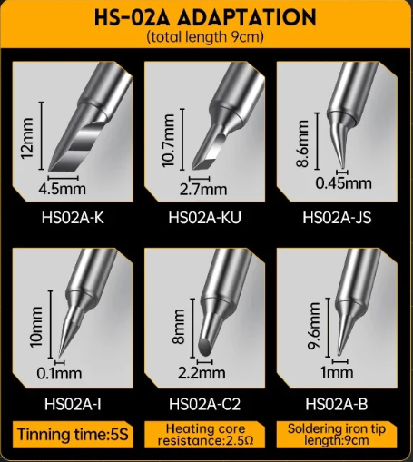 FNIRSI 出品的带便携式焊接工具箱的电烙铁