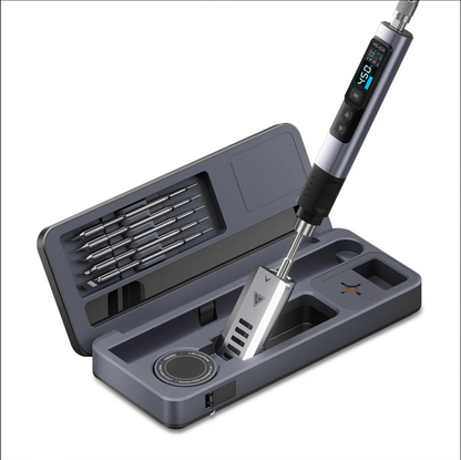 FNIRSI 出品的带便携式焊接工具箱的电烙铁