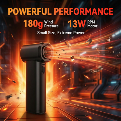 Hibstorm 007 Ultra Violent Turbo Handheld Fan – High-Speed Brushless Turbo Airflo