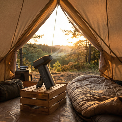 Hibstorm 006 Compact Handheld Fan - 12W Brushless Motor | 228g Lightweight Portable Air Blower for Cleaning, Cooling & Daily Use