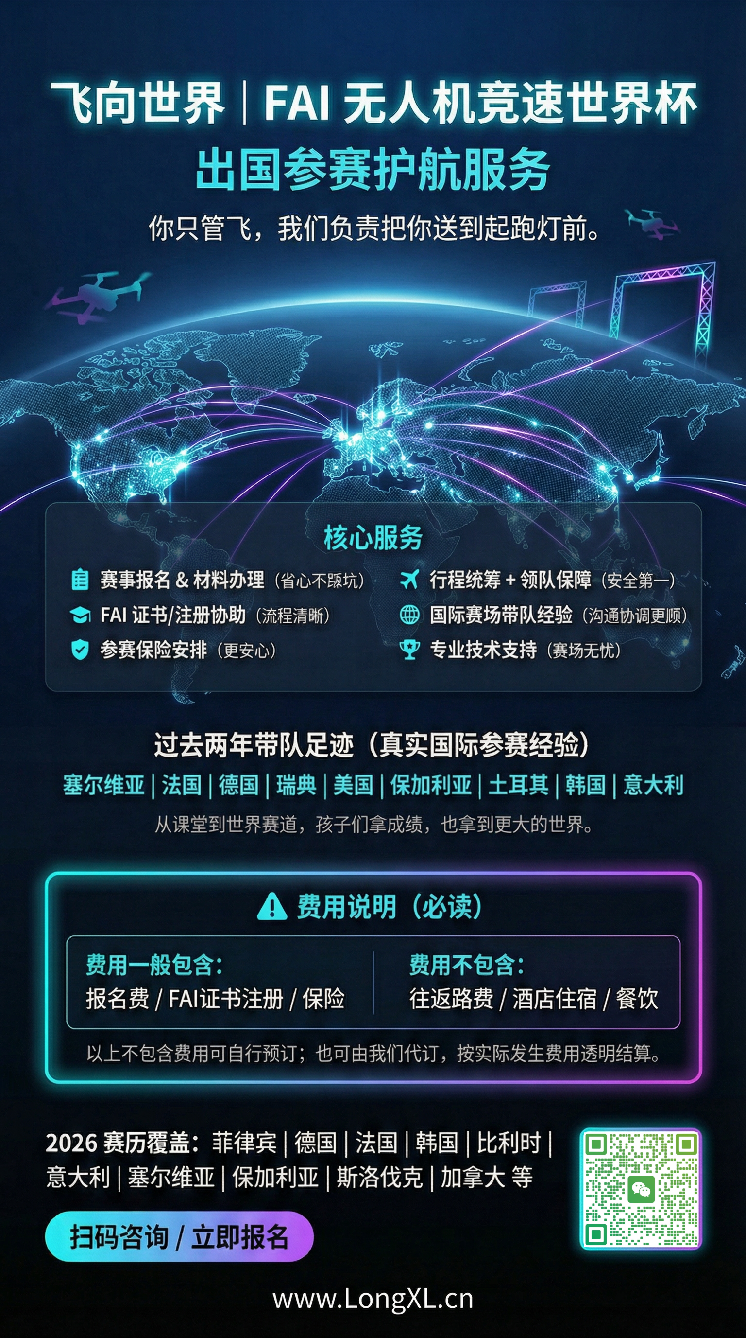 FAI世界比赛服务套餐